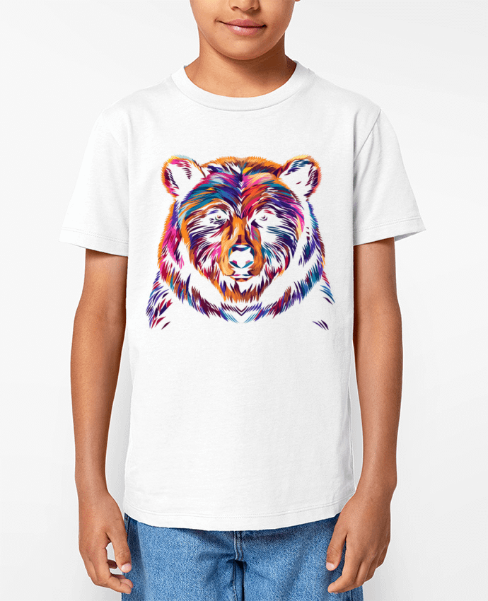 T-shirt Enfant Illustration d'Ours stylisé Par KronoArt
