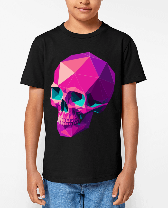 T-shirt Enfant Crâne Géométrique Par KronoArt