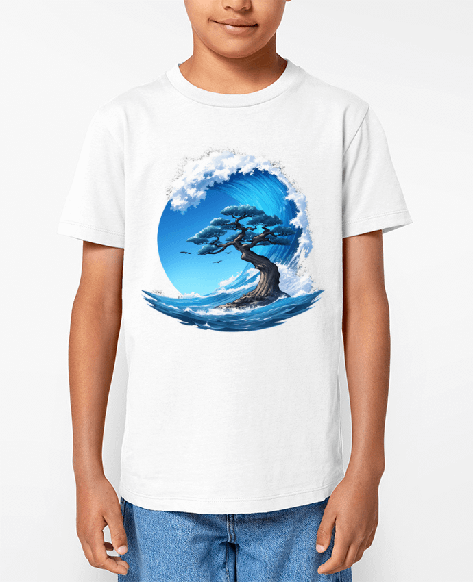 T-shirt Enfant Un arbre sous une vague Par KronoArt