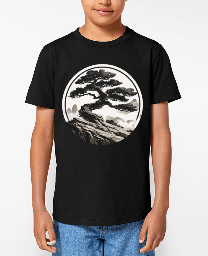 T-shirt Enfant Paysage Asiatique Par KronoArt