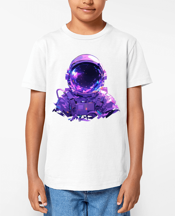 T-shirt Enfant Casque d'Astronaute Par KronoArt
