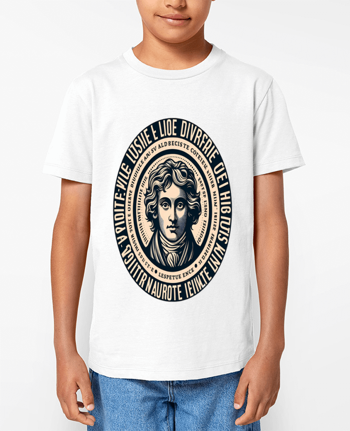 T-shirt écoresponsable enfant Portrait vintage d'un inconnu Par Killmooze