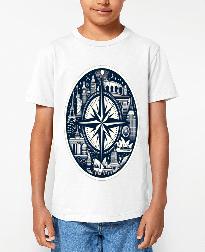 T-shirt écoresponsable enfant L'étoile du monde Par Killmooze