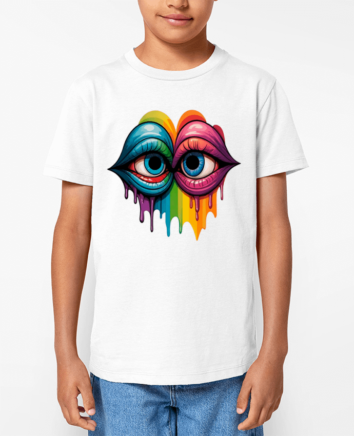 T-shirt Enfant LOOK AT ME Par 33designerarte