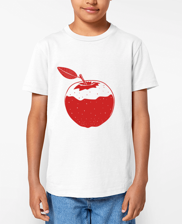 T-shirt Enfant Pomme rouge Par TOMI AX