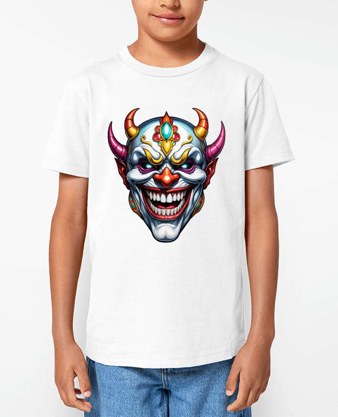 T-shirt Enfant MASQUE AVEC SOURIRE Par 33designerarte