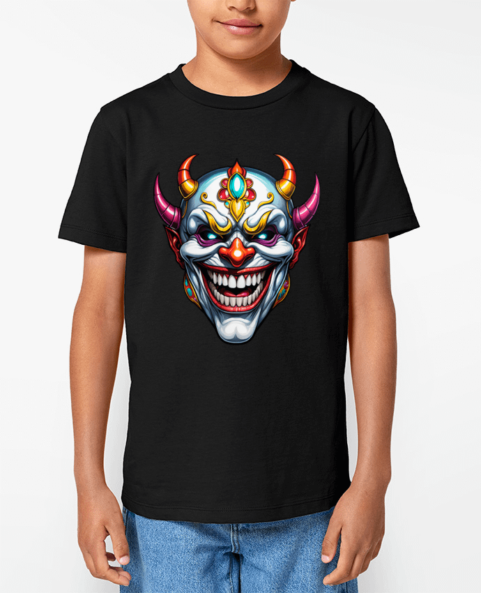 T-shirt Enfant MASQUE AVEC SOURIRE Par 33designerarte