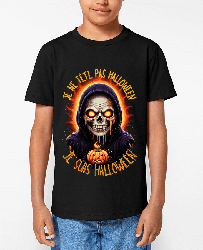 T-shirt Enfant Je Ne Fête Pas Halloween, Je Suis Halloween Par Phocea Editions