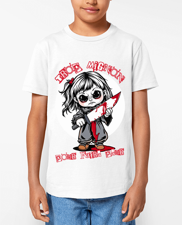 T-shirt Enfant Trop Mignon Pour Faire Peur Par Phocea Editions