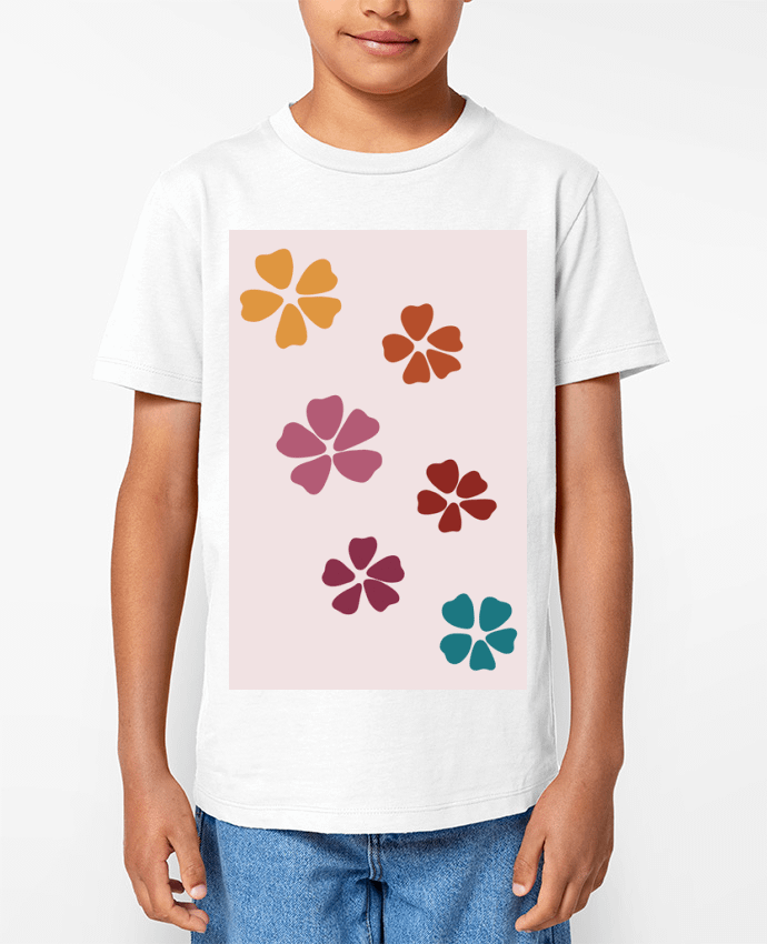 T-shirt Enfant Fleurs Par Clemence_Bellay