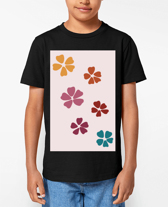 T-shirt Enfant Fleurs Par Clemence_Bellay