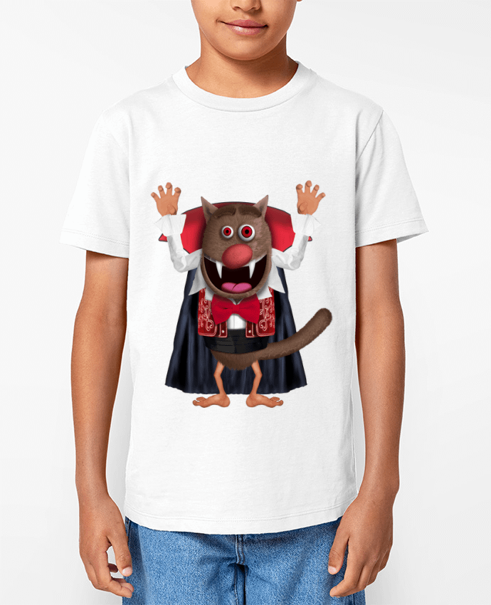 T-shirt Enfant Foufou Dracula Par Foufou Channel