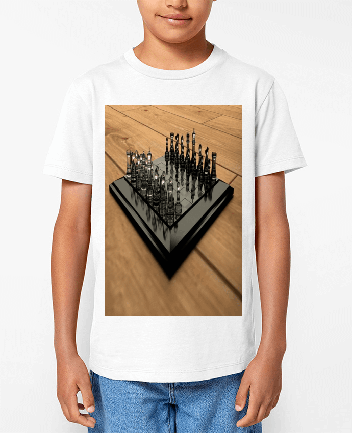 T-shirt Enfant Jeu d' échec Par White Tiger 60