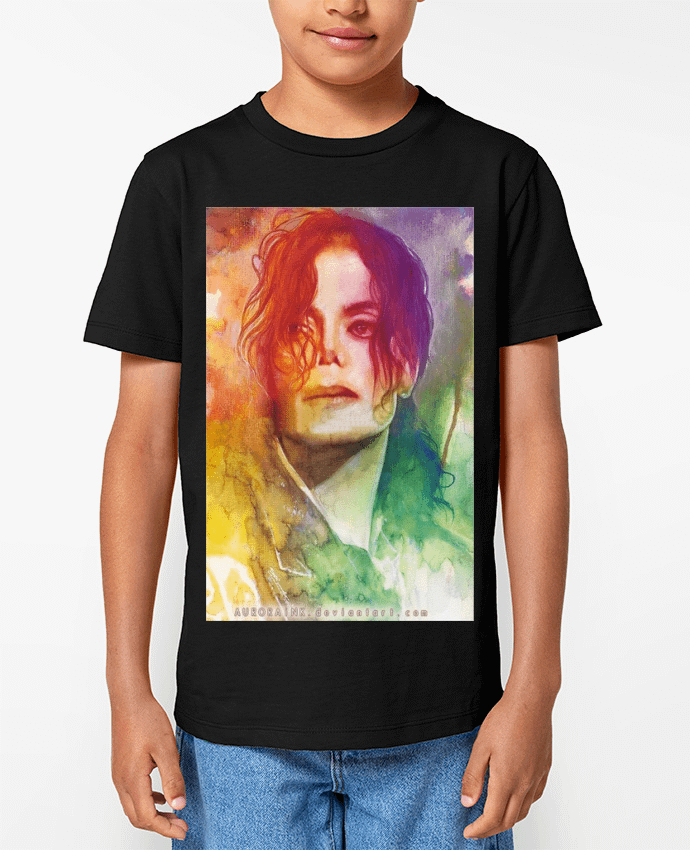 T-shirt Enfant Dessin de Michael Jackson Par White Tiger 60