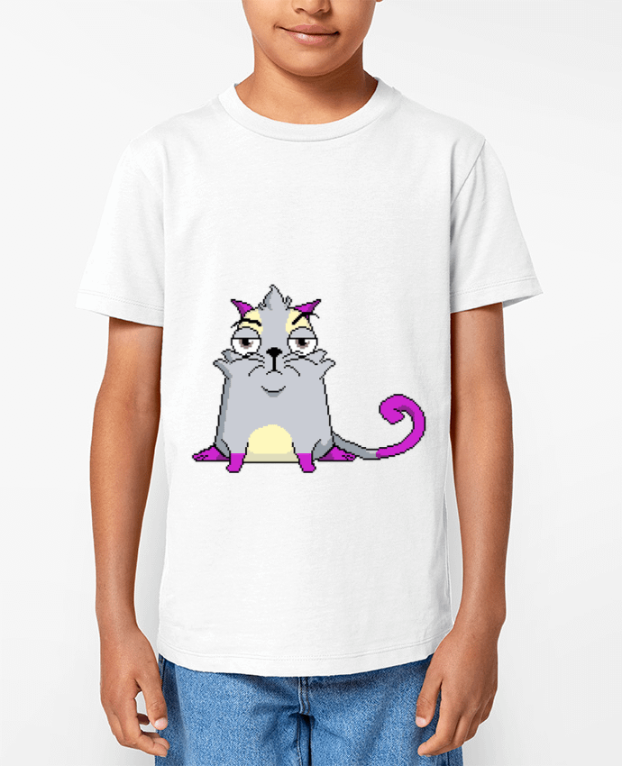 T-shirt Enfant Pixil Cryptokitty Par Arturoz
