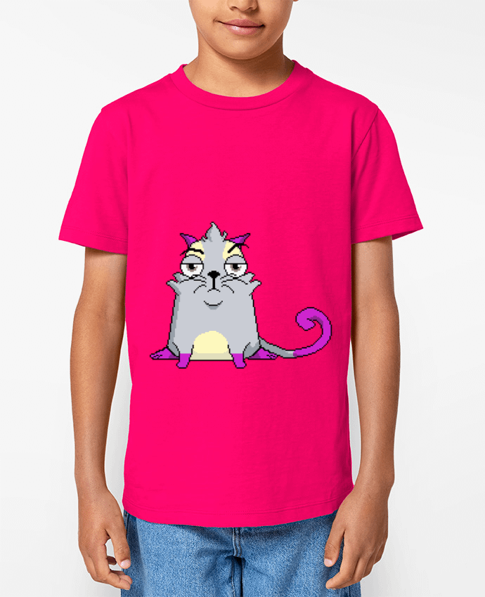 T-shirt Enfant Pixil Cryptokitty Par Arturoz