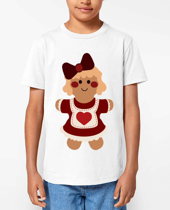T-shirt Enfant Madame pain d'épice de noël Par Babu 