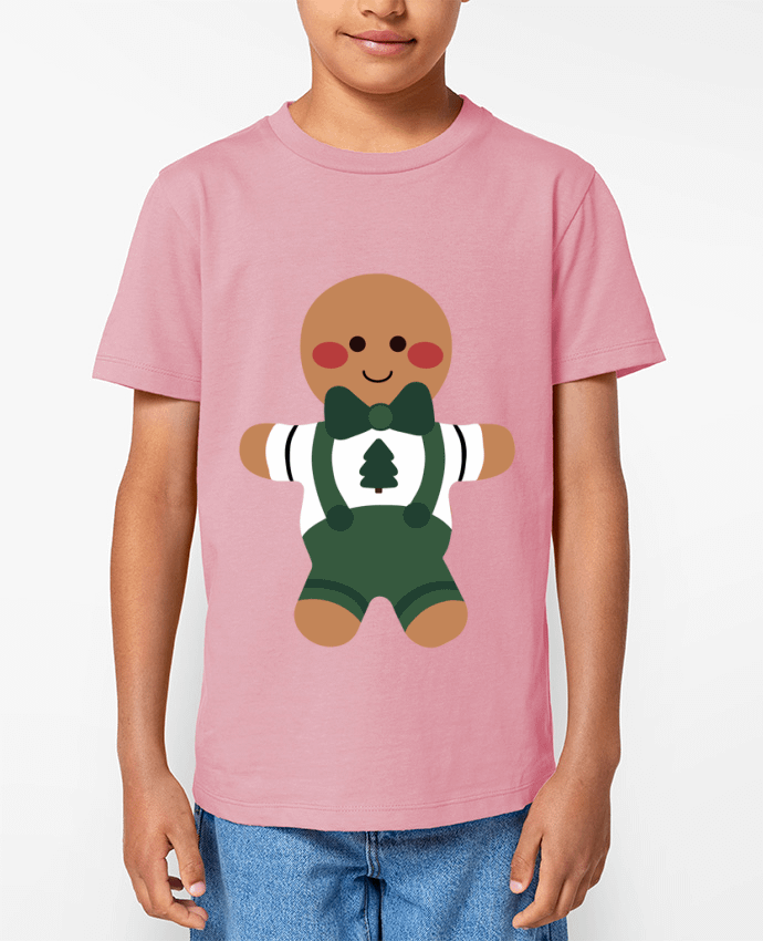 T-shirt Enfant Biscuit monsieur sapin Par Babu 