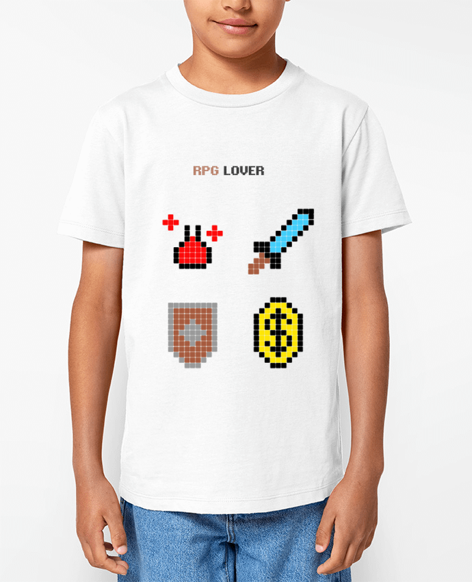 T-shirt Enfant Rigged Poker - Pixel Art - RPG Lover Par Rigged Poker Shop