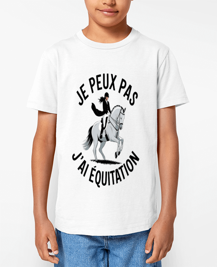 T-shirt Enfant je peux pas j'ai equitation Par bwilfy