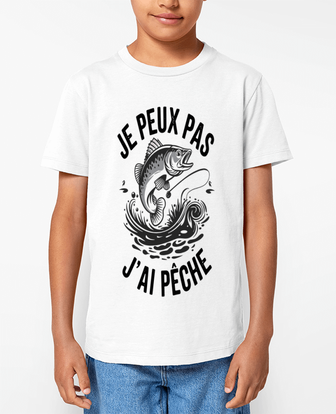 T-shirt Enfant je peux pas j ai pêche Par bwilfy