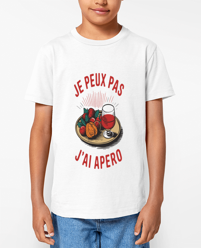 T-shirt Enfant je peux pas j'ai apéro Par bwilfy