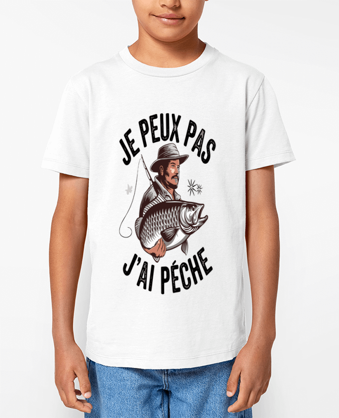 T-shirt Enfant je peux pas j'ai pêché Par bwilfy