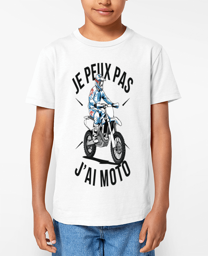 T-shirt Enfant je peux pas j'ai moto Par bwilfy
