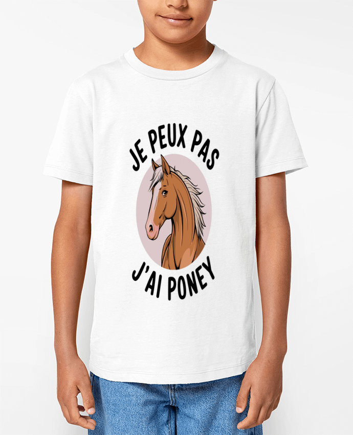 T-shirt Enfant je peux pas j'ai poney Par bwilfy
