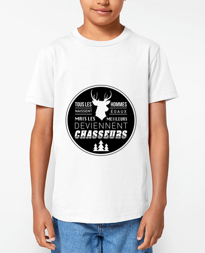 T-shirt écoresponsable enfant Tous les hommes Par Treiicy