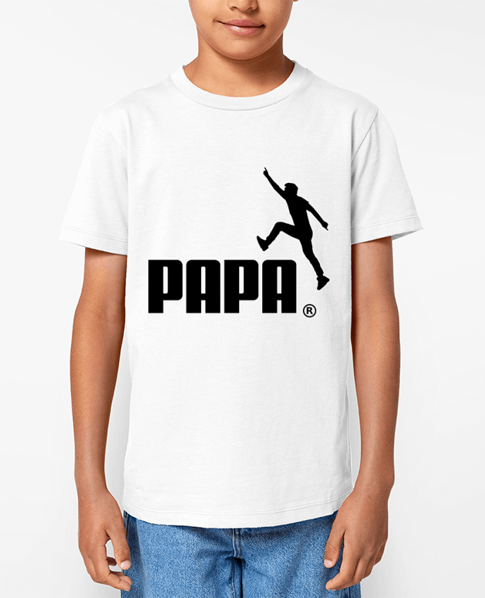 T-shirt Enfant Papa noir Par JYR Studios