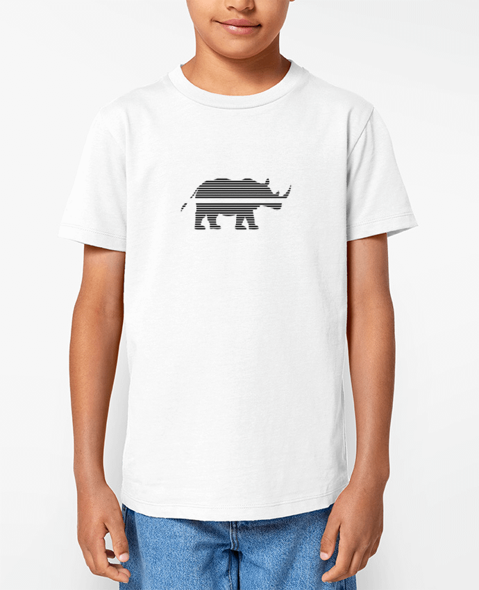 T-shirt Enfant Rhino Par Miniandmaliste
