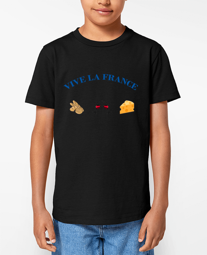 T-shirt Enfant Vive la France : tradition Française Par Frenchydesign