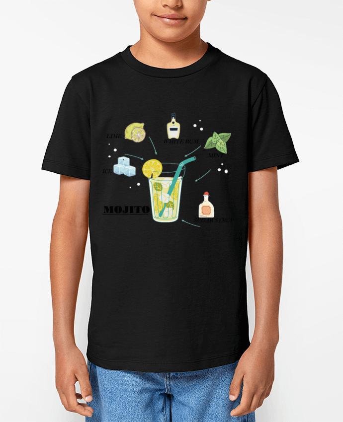 T-shirt Enfant Mojito l'original Par Frenchydesign