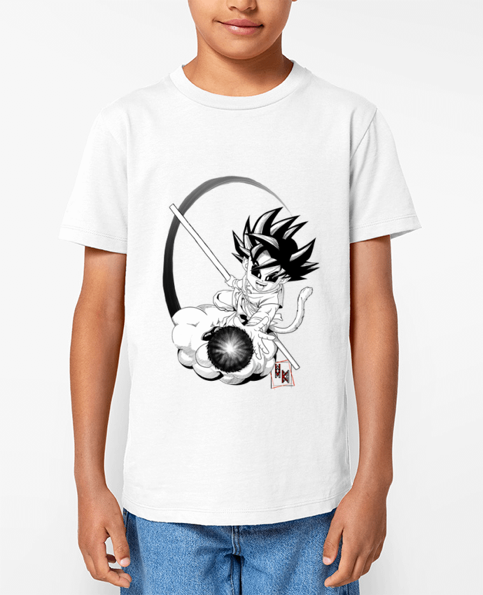 T-shirt Enfant Goku Dark Par Viko Tattoo