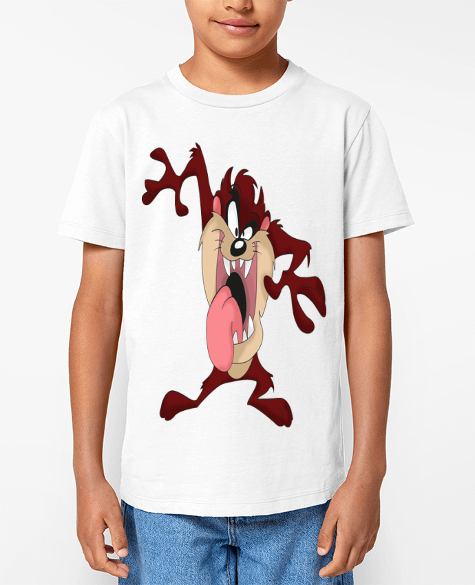 T-shirt Enfant Diable de Tasmanie Par PrintoKDO