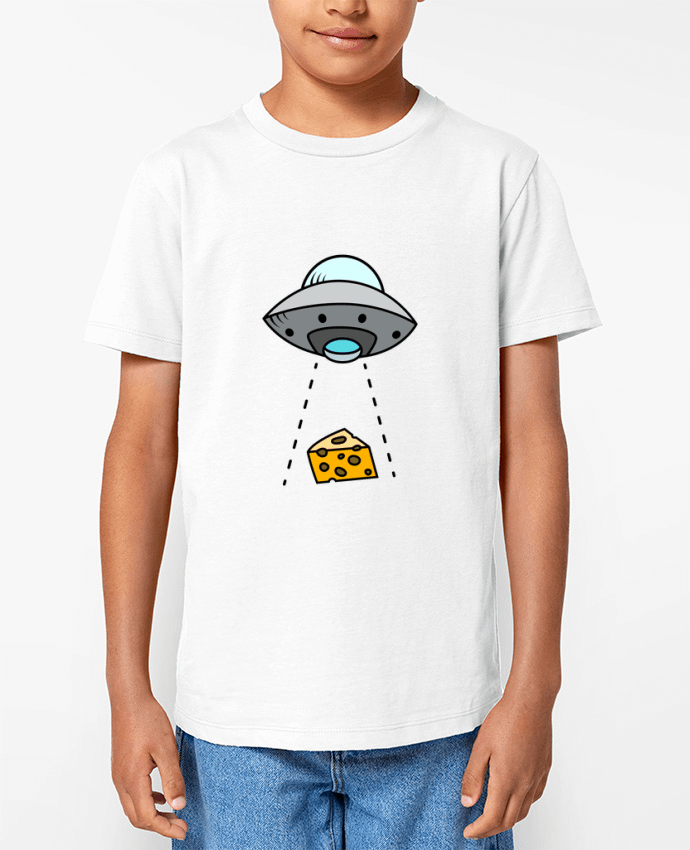 T-shirt Enfant Extraterrestre Enlèvement Fromage Par NicolasLebrun