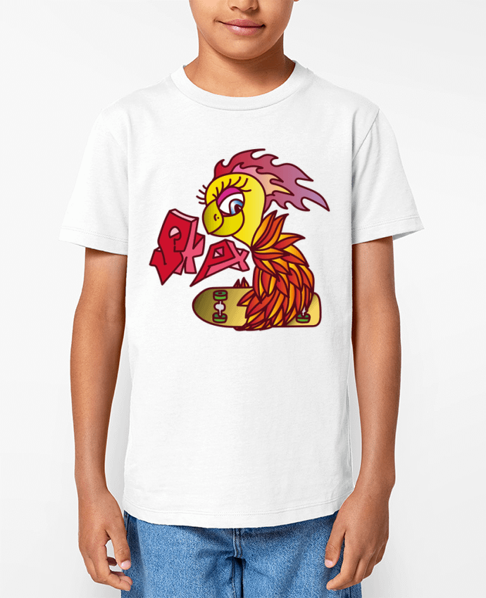 T-shirt Enfant SKATING PHOENIX Par Santiaguen