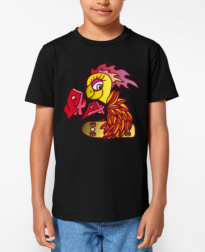 T-shirt Enfant SKATING PHOENIX Par Santiaguen