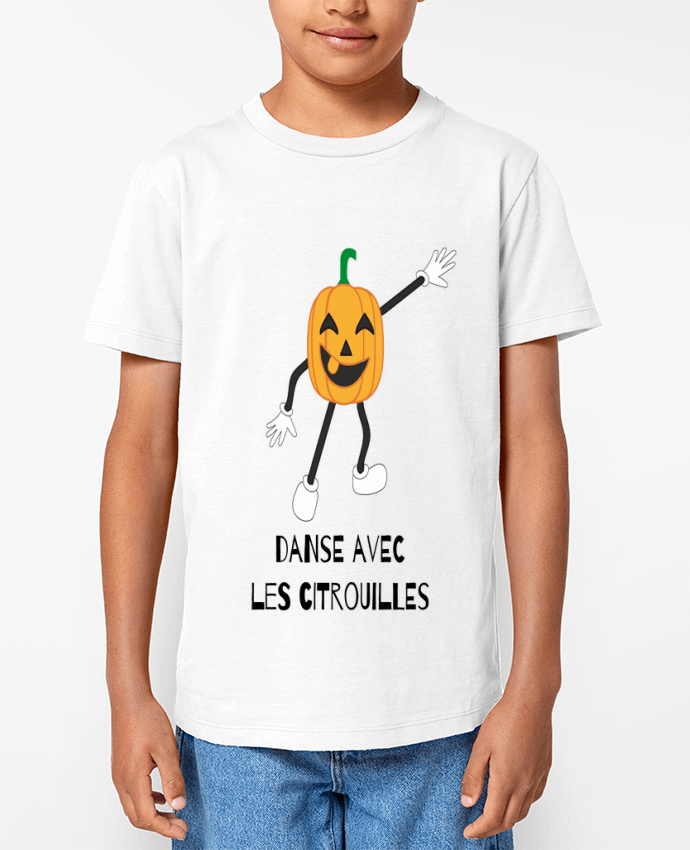 T-shirt Enfant CITROUILLE HALLOWEEN DANSE PUMPKIN HUMOUR DANCE Par                               