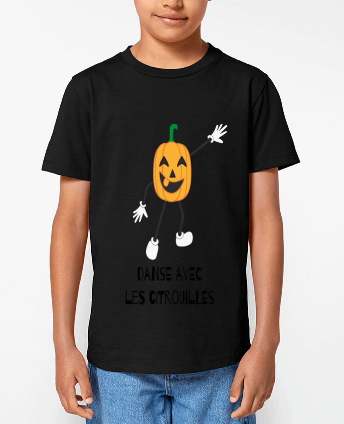 T-shirt Enfant CITROUILLE HALLOWEEN DANSE PUMPKIN HUMOUR DANCE Par                               