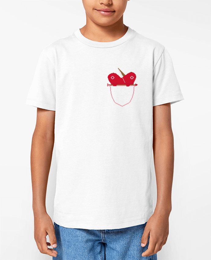 T-shirt Enfant LOVE IN POCKET Par Santiaguen