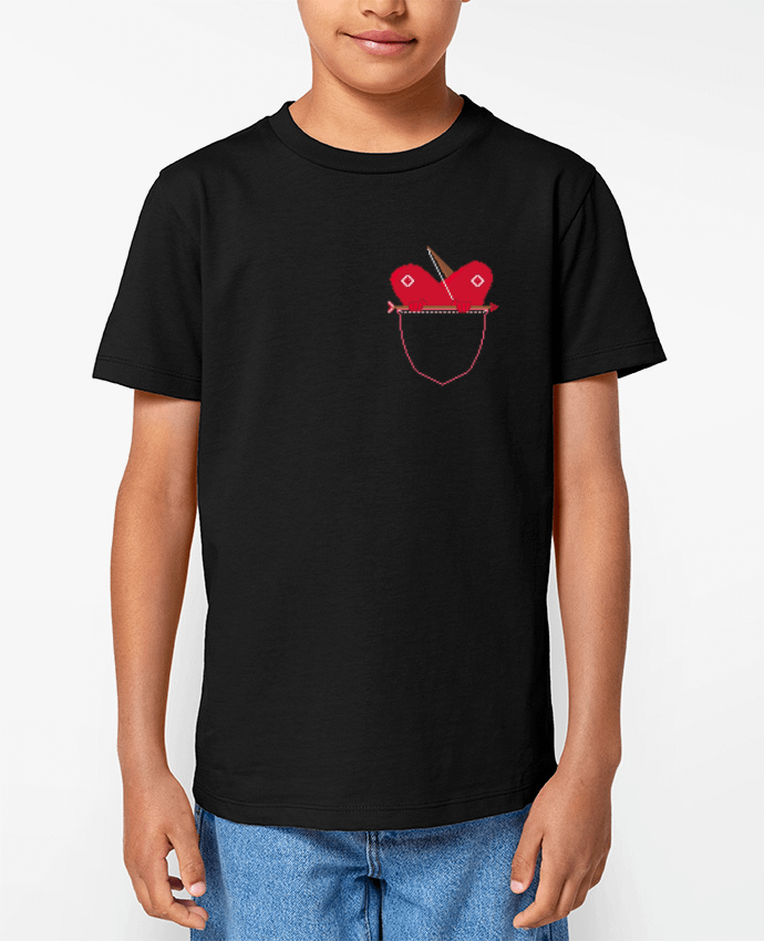 T-shirt Enfant LOVE IN POCKET Par Santiaguen