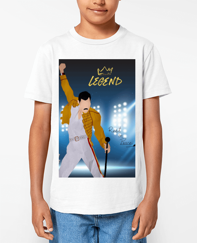 T-shirt Enfant Freddie Mercury Par mscaglione