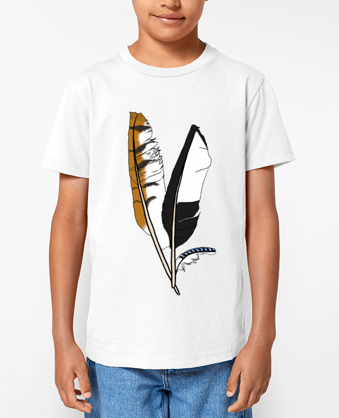 T-shirt Enfant Plumes Par PlasmaPulsar