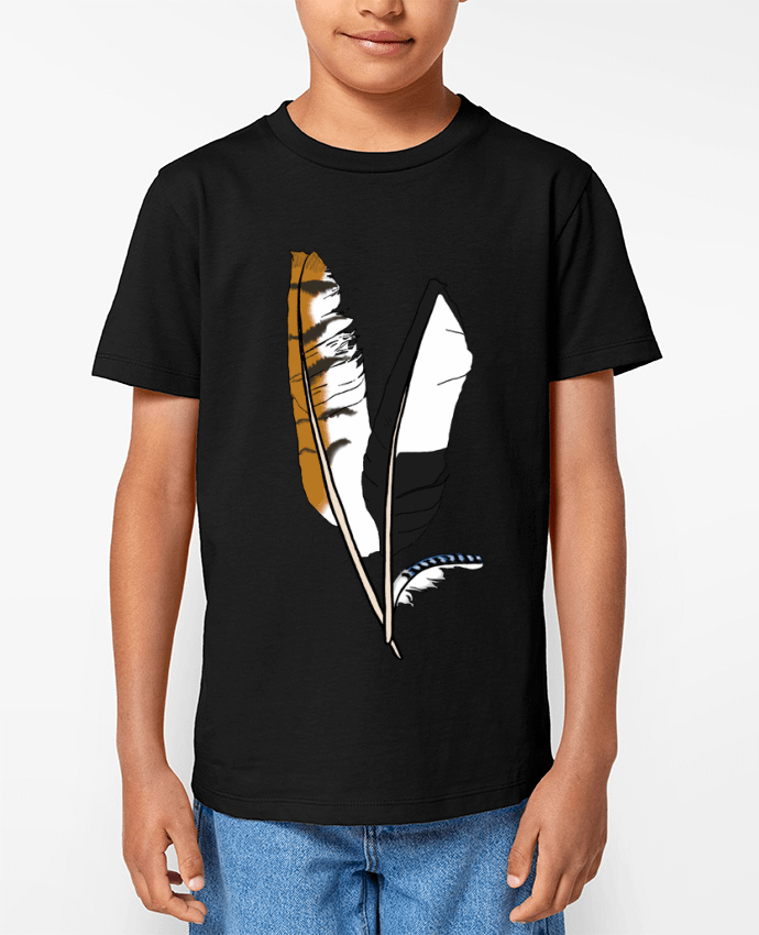 T-shirt Enfant Plumes Par PlasmaPulsar