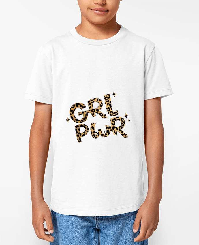 T-shirt Enfant Girl Power Par Gisele Shop