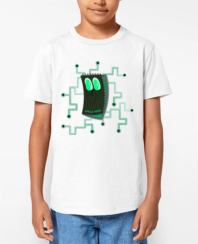T-shirt Enfant SMILE MOD Par Santiaguen