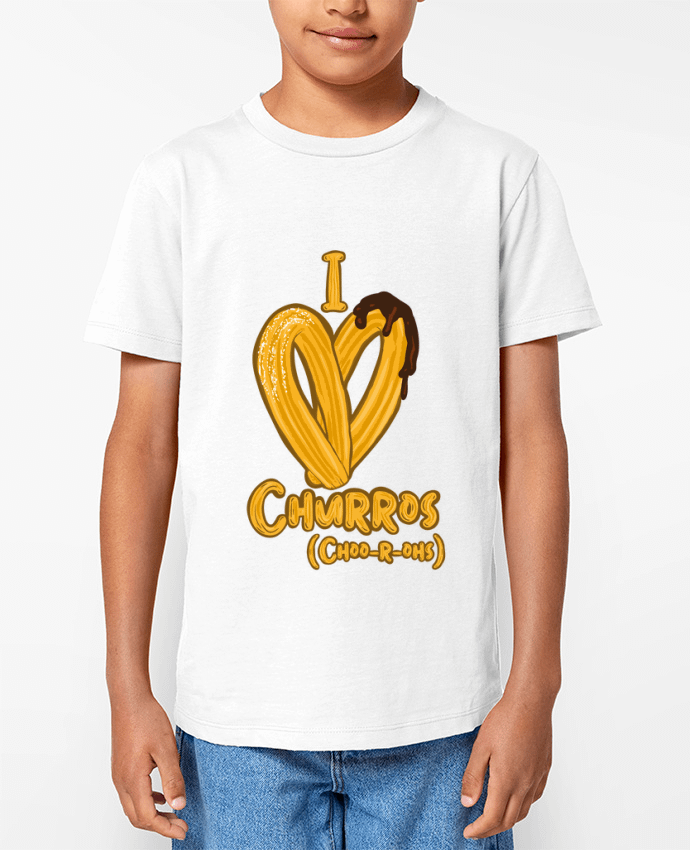 T-shirt Enfant I love churros Par Darkafreak