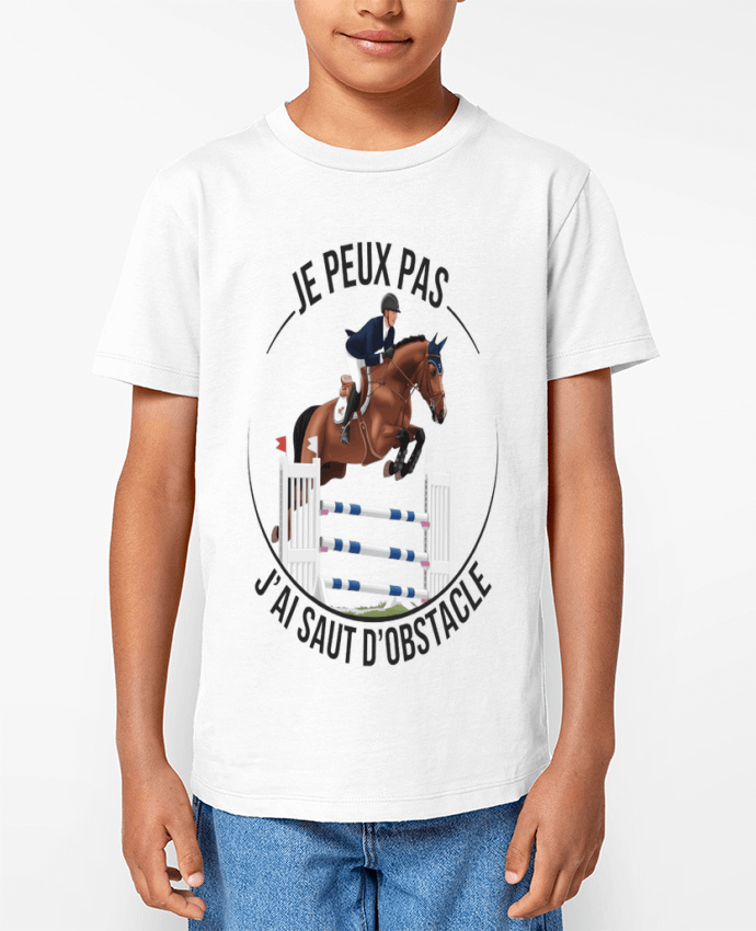 T-shirt Enfant je peux pas j'ai saut d'obstacle Par bwilfy